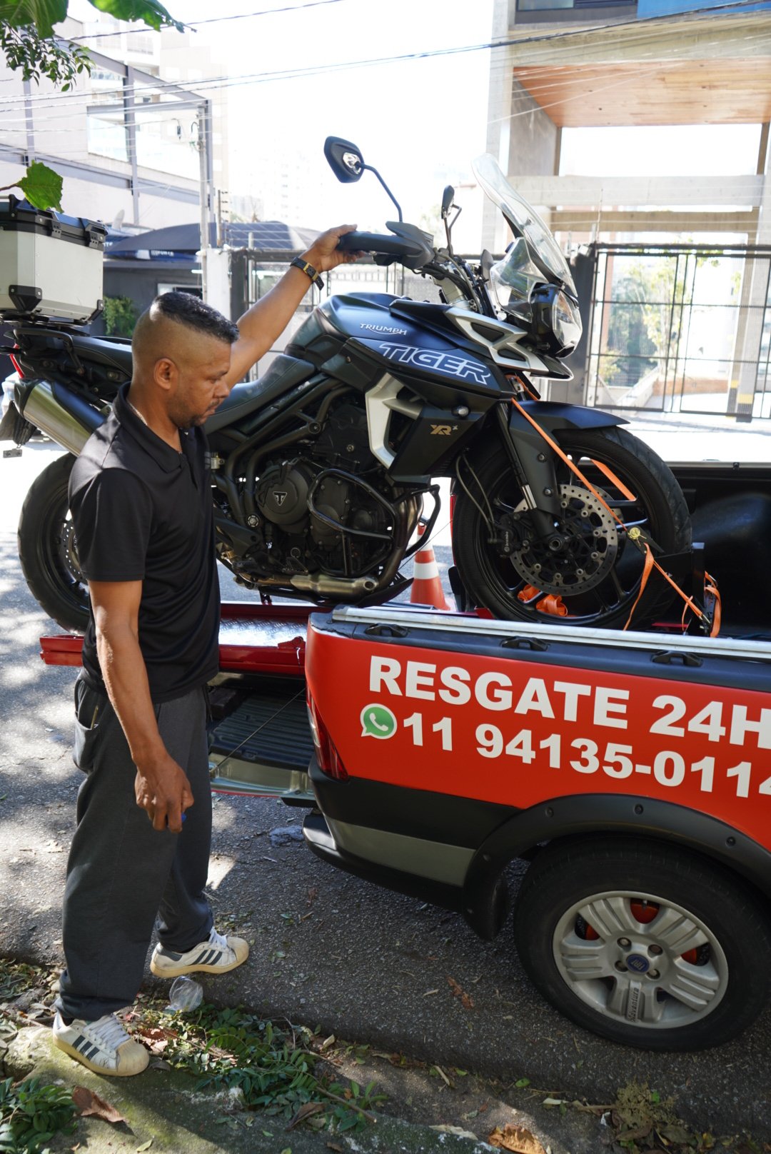 Guincho de moto com atendimento resgate 24 horas em São Paulo